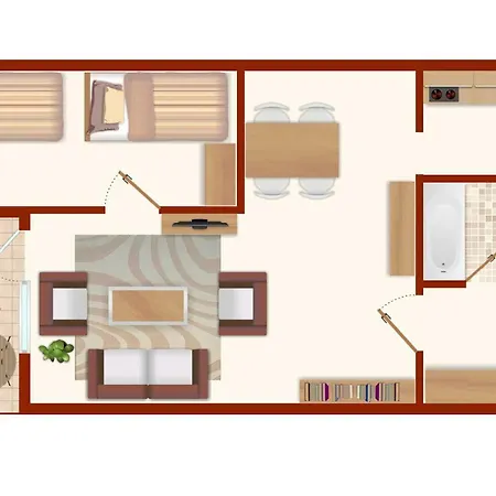 Erholungszentrum Hh 29 Meeresbrise Appartement *